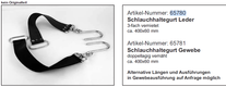 Schlauchhaltegurt Leder
